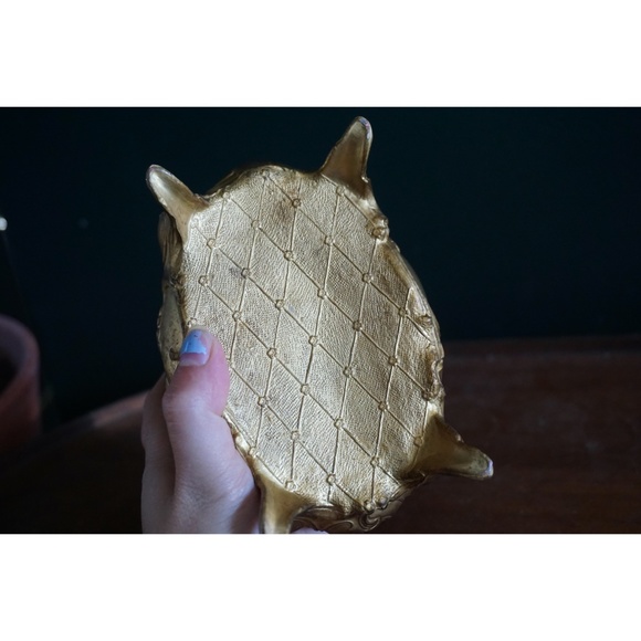 vtg 1920s gilded metal keepsake jewelry box - Picture 6 of 6